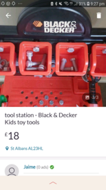 childrens workbench tool station with tools